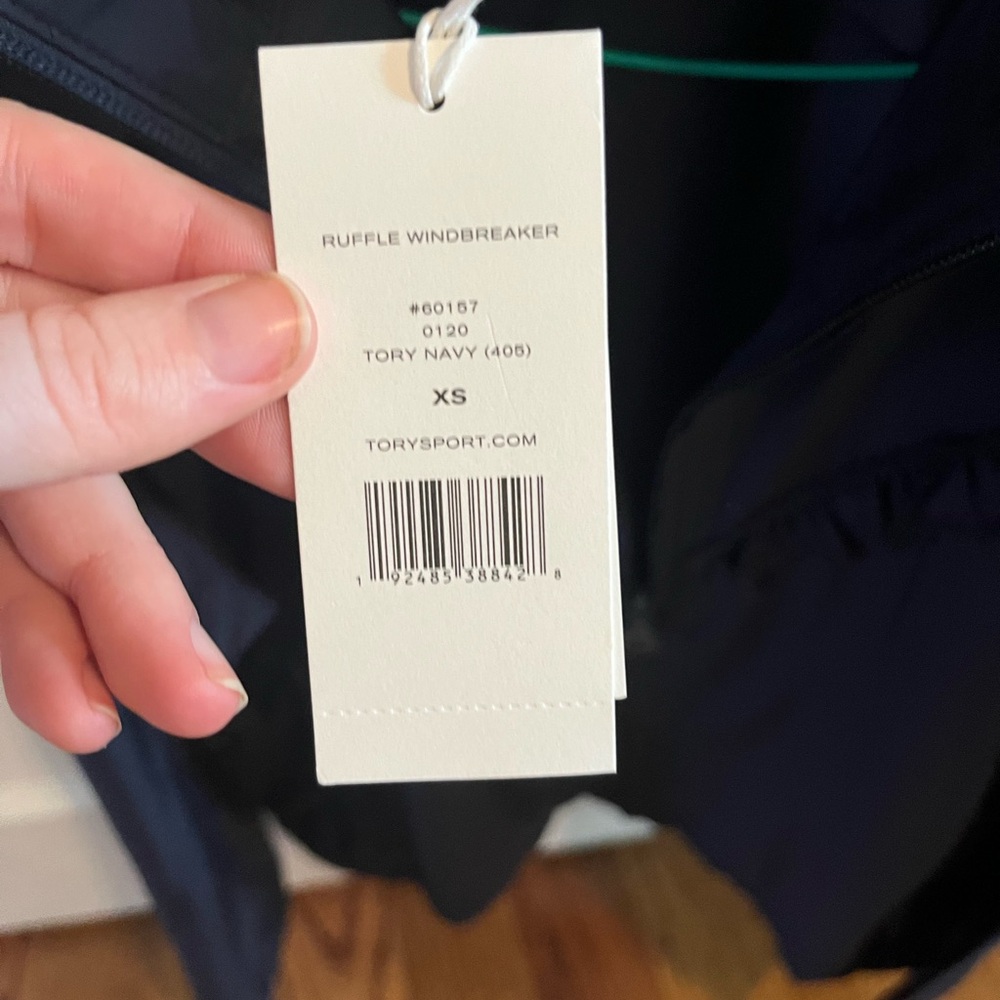 Tory Sport Navy Windbreaker NWT - Picture 2 of 3